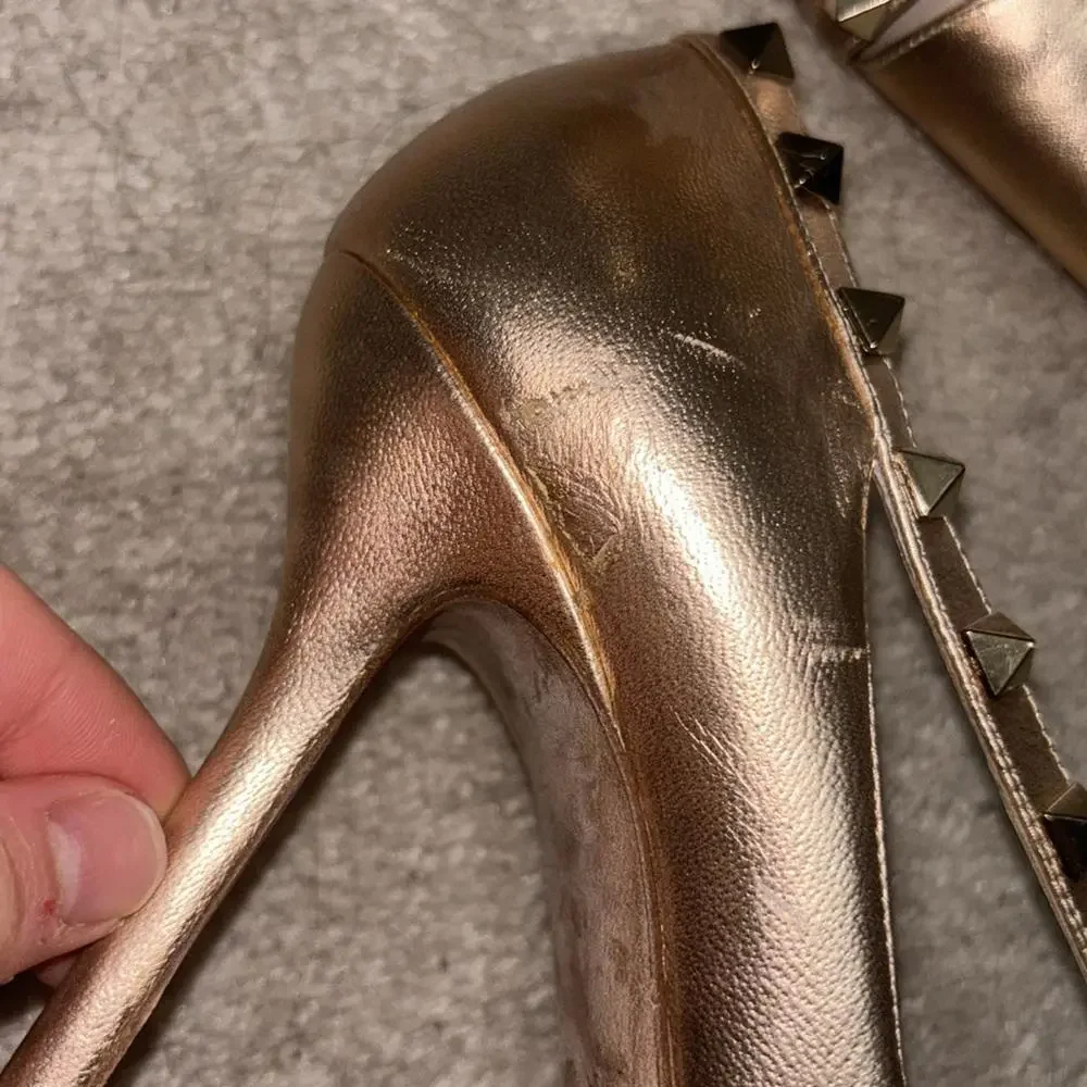 Valentino Rose Gold Heels - Picture 6 of 6